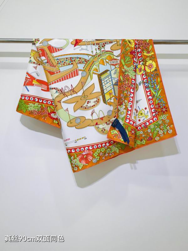 LV Silk Scarf 90X90cm E070759